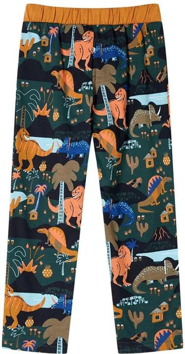 Produktbild VidaXL Kinderpyjama mit Langen Ärmeln Dunkelgrün 92,Material (92)