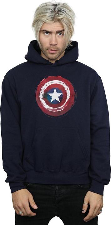 Image du produit - Sweat à capuche CAPTAIN AMERICA SPLATTER SHIELD - Homme (M)
