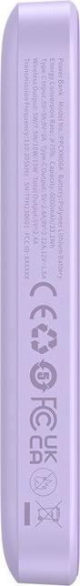 Immagine prodotto Baseus Powerbank mini 6000 mAh 20W (viola) (6000 mAh, 20 W, 20 Wh)