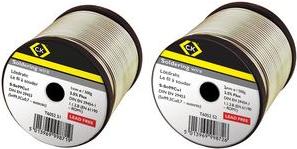 Actual product image C.K Magma Solder wires, Sn99/Cu1, 2mm, 500g