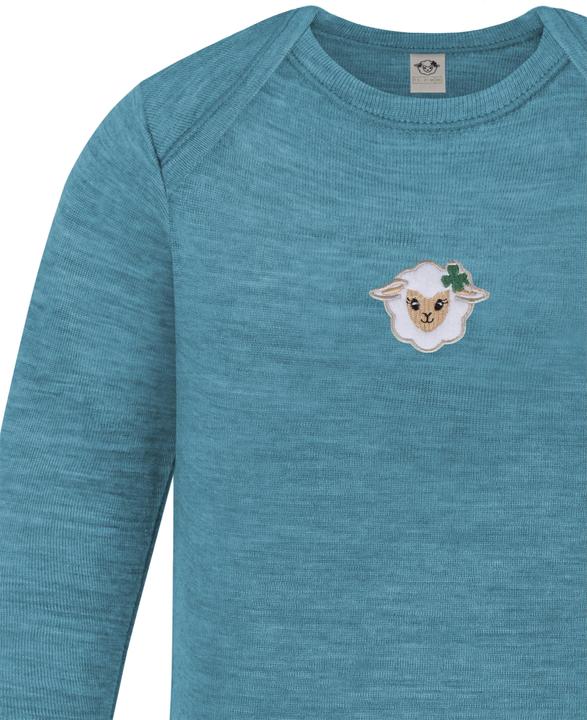 Actual product image Normani 2-pack baby merino bodysuit long sleeve "Auckland" - 9369 (74)