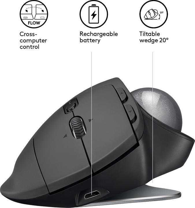Productafbeelding Logitech MX Ergo (Draadloze)