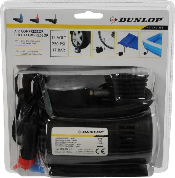 Dunlop compressor (0.00 bar, 0 l)