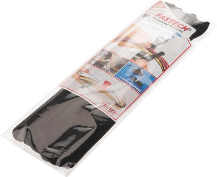 Produktbild Fastech ETK-1-2 Strap, schwarz, 13x200mm (Kunststoffkabelbinder, 200 mm, 10 Stk.)