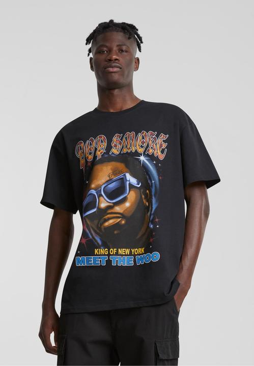 Immagine prodotto Mister Tee Maglietta oversize Pop Smoke Meet the woo - 18453 (M)