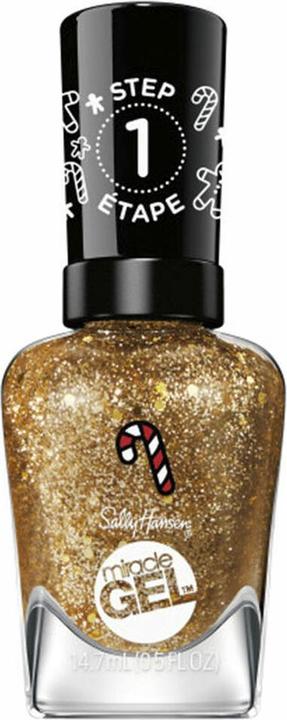 Produktbild Sally Hansen Miracle Gel Holiday Collection Nagellack Less Bitter More Glitter 914 (Nº 914 Less bitter, more glitter, Gel-Effekt Nagellack)