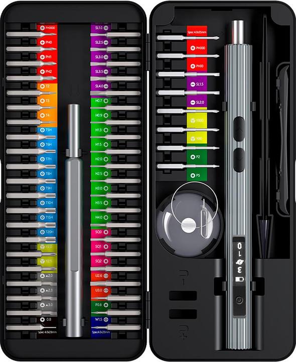 Actual product image Stahlwerk Precision screwdriver set EPS-58 ST 58-piece cordless precision mechanics