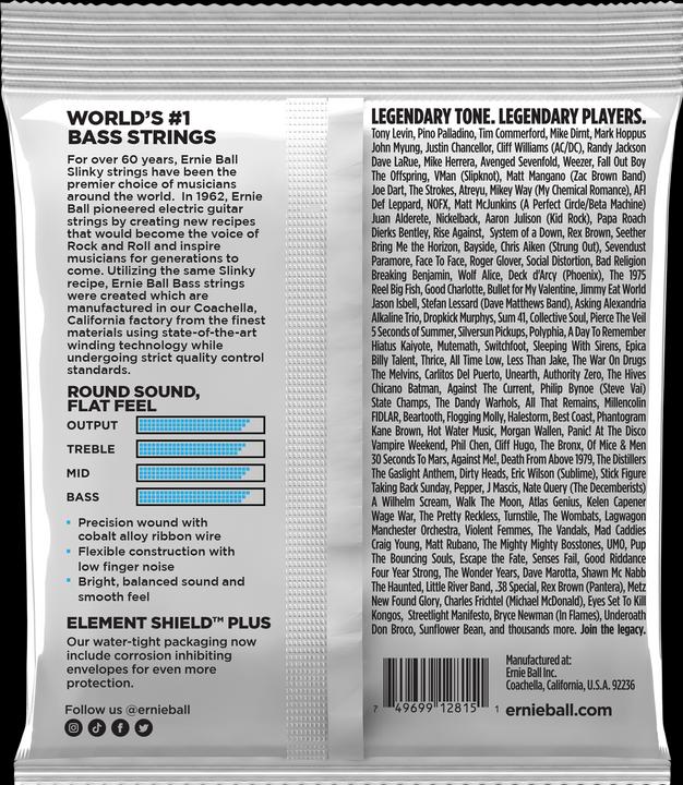 Nutritional values and ingredients Ernie Ball Cobalt Flat Extra (4 x, Electric bass, 0.10")