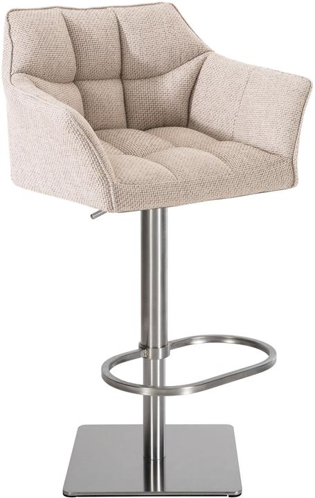 Image du produit CLP Tabouret de bar Damaso E tissu, ivoire