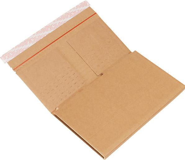 Immagine prodotto Ratioform Imballaggio per libri Vario Plus, con chiusura autoadesiva a 3 pieghe, lungh. x (230 x 160 mm, 1 x)