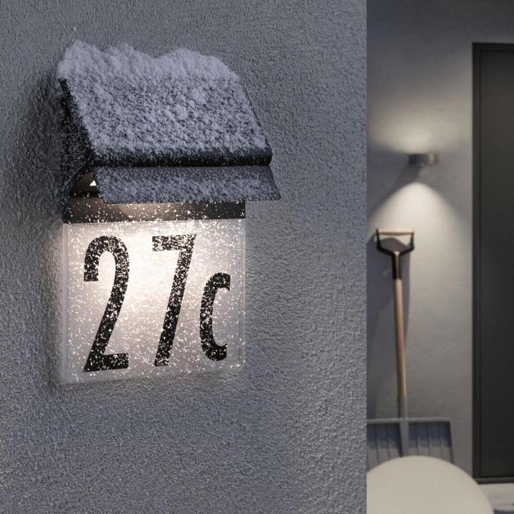 Produktbild Paulmann Solar Hausnummernleuchte (14 lm, IP44)