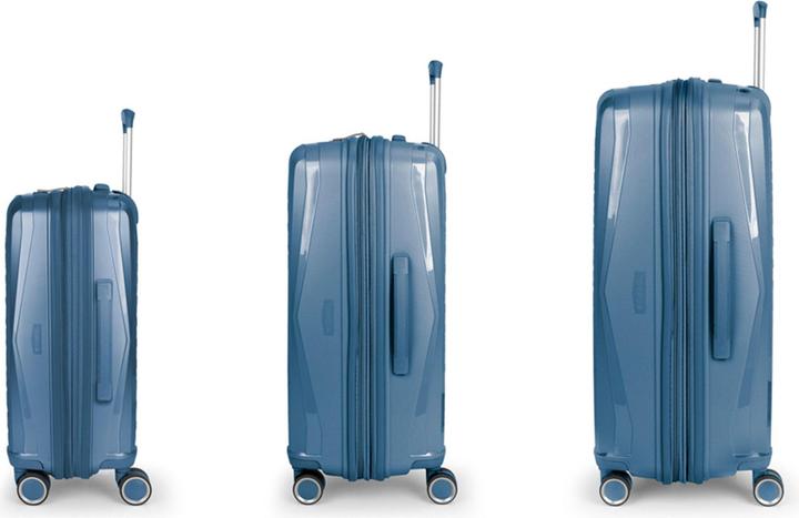 Produktbild Gabol Queens 4 Rollen Kofferset 3-teilig mit Dehnfalte (223 l, XL (ab 115l))