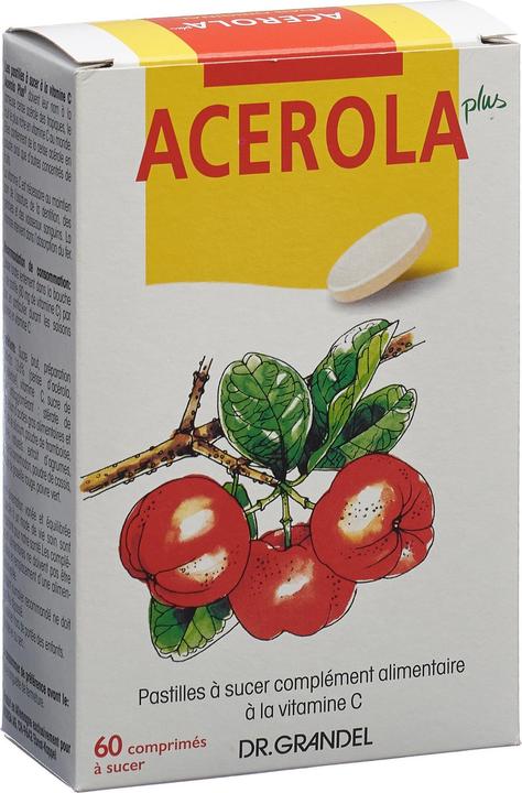 Produktbild Dr Grandel Acerola Plus (60 Stück, Tabletten, 268 g)