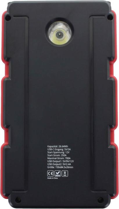 Image du produit AccuCell Jumpstarter, KFZ Starthilfe (700 A, 7200 mAh)