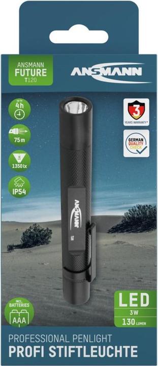 Actual product image Ansmann Future T120 LED Penlight (11.50 cm, 130 lm)