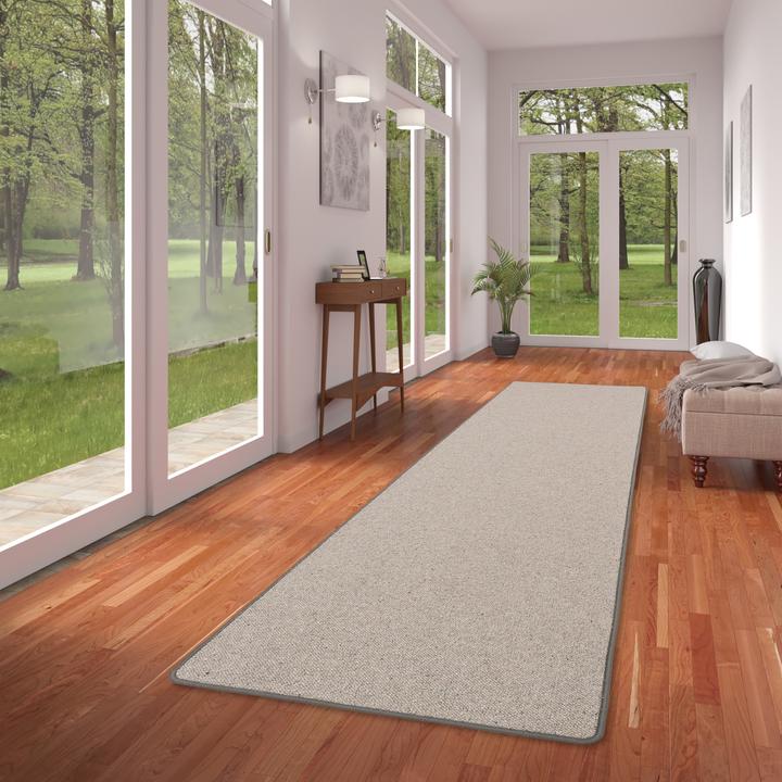 Actual product image Snapstyle Natur Teppich Läufer Wolle Berber (80 x 240 cm)