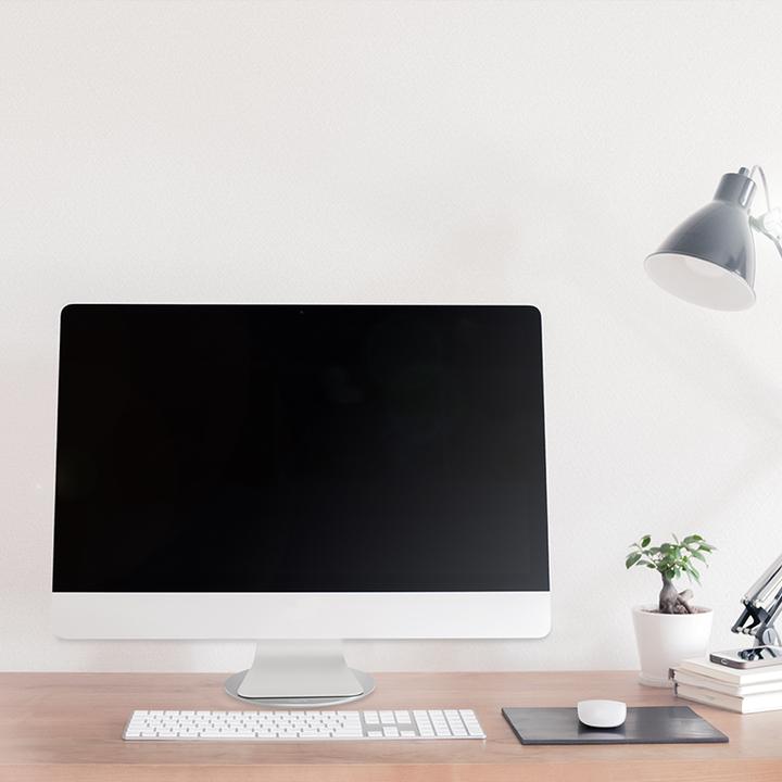 Produktbild LogiLink Drehbarer Monitorständer, Aluminium Tragkraft: 5 kg, 360 Grad Rotation für richtigen Blick