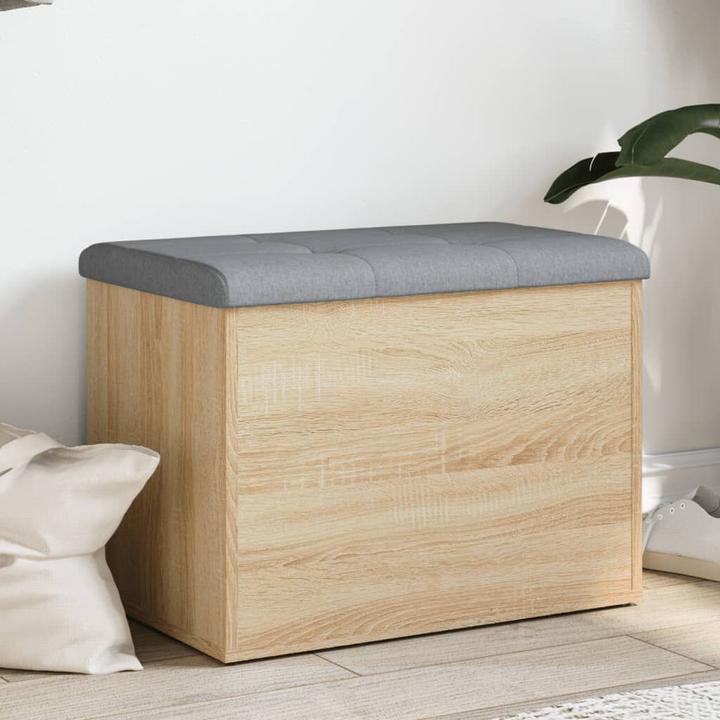 Produktbild VidaXL Sitzbank mit Stauraum Sonoma-Eiche 62x42x45 cm (62 cm)