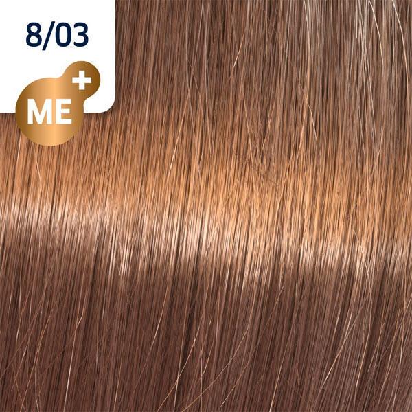 Actual product image Wella Koleston Perfect Me+ Pure Naturals (8/03 light blonde natural-gold)