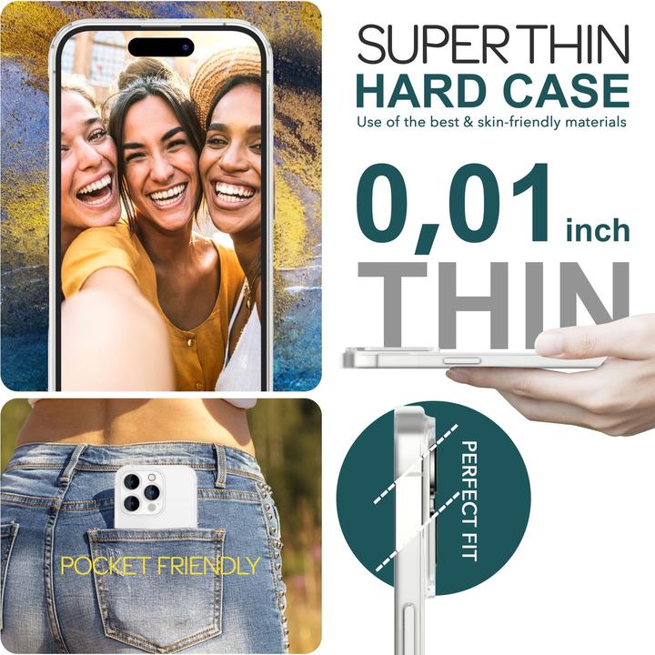 Produktbild Nalia Extrem Dünnes 0,3mm Mattes Hardcase (Apple iPhone 15 Pro)