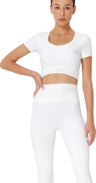 Actual product image Yeaz CLUB LEVEL SET Short Top Leggings M (White) (M)