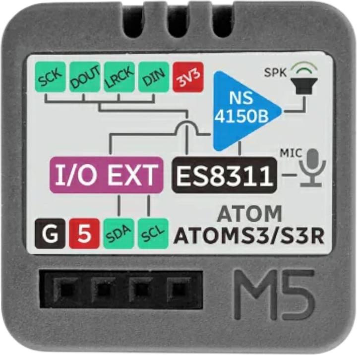 Produktbild M5Stack Atomic Echo Base mit Mikrofon und Lautsprecher