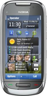 Produktbild Nokia C7-00 - Frosty Metal (8 GB, 3.50", 8 Mpx, 3G)
