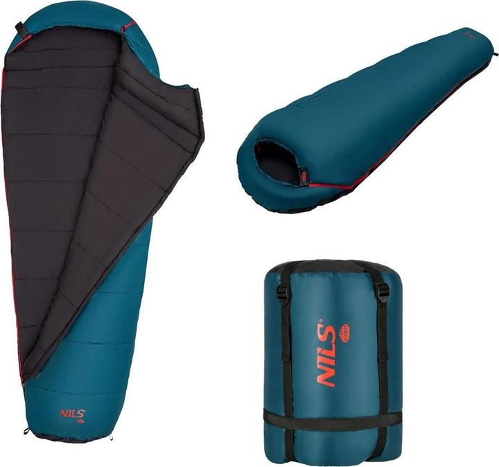 Actual product image Nils Nc2005 Dark Green Camp Sleeping Bag (214 cm)