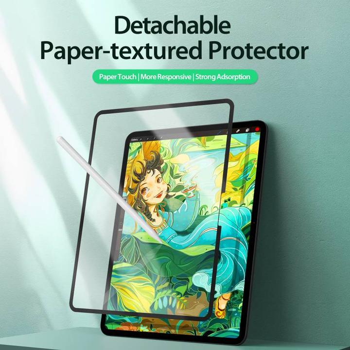 Produktbild Dux Ducis Naad Paperfeel Schutzfolie iPad 7/8/9 10.2 - Schwarz (1 Stück, iPad 10.2)