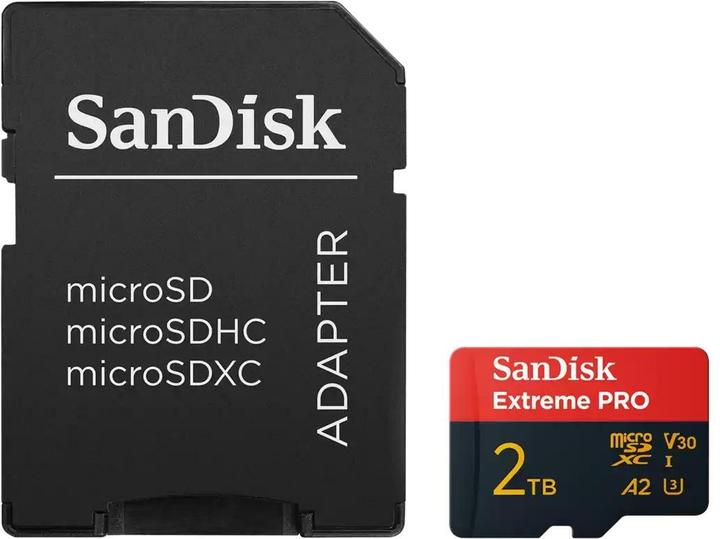 Image du produit SanDisk Extreme PRO UHS-I V30 (2000 Go, microSDXC, U3, UHS-I)