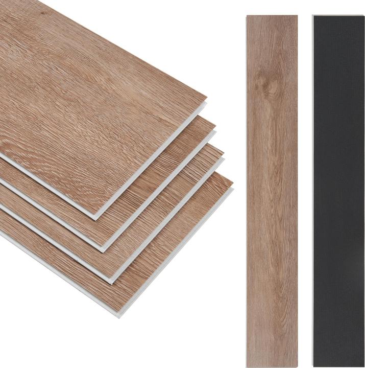 Produktbild neu.holz SPC Klickboden Okapirg 10 Dekordielen 2,196 m² Natural Oak () (Vinylboden, 2.20 m²)