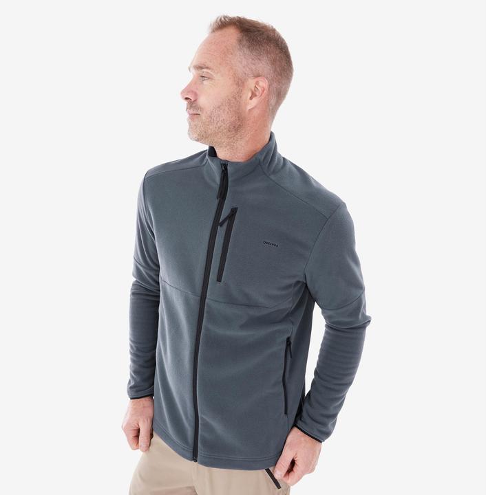 Image du produit Quechua Veste Polaire De Randonnée Mh 500 Abyss Grey (XL)