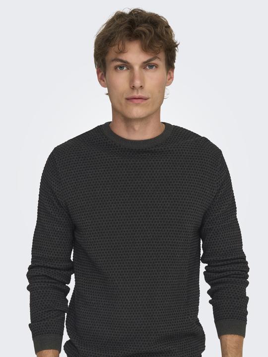 Produktbild Only & Sons Rundhalsausschnitt Pullover Strickpullover (S)