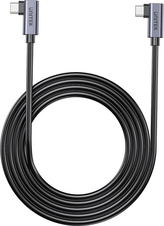 Produktbild Unitek KABEL USB-C KĄTOWY 90°/90° PD 100W M/M 0 5M (0.50 m, USB 3.0)