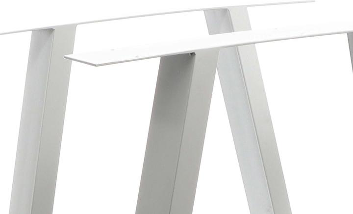 Actual product image Wiltec XPOtool table legs 2x table frame grey A-shape 70x72cm Industrial table runners