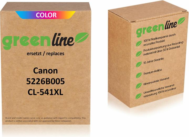 Produktbild Inkadoo Druckerpatronen greenline ersetzt Canon 5226 B 005 / CL-541 XL Druckkopfpatrone, color