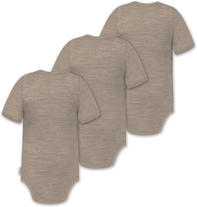 Actual product image Normani Set of 3 baby merino short-sleeved body "Tihoi" - 9311 (86)
