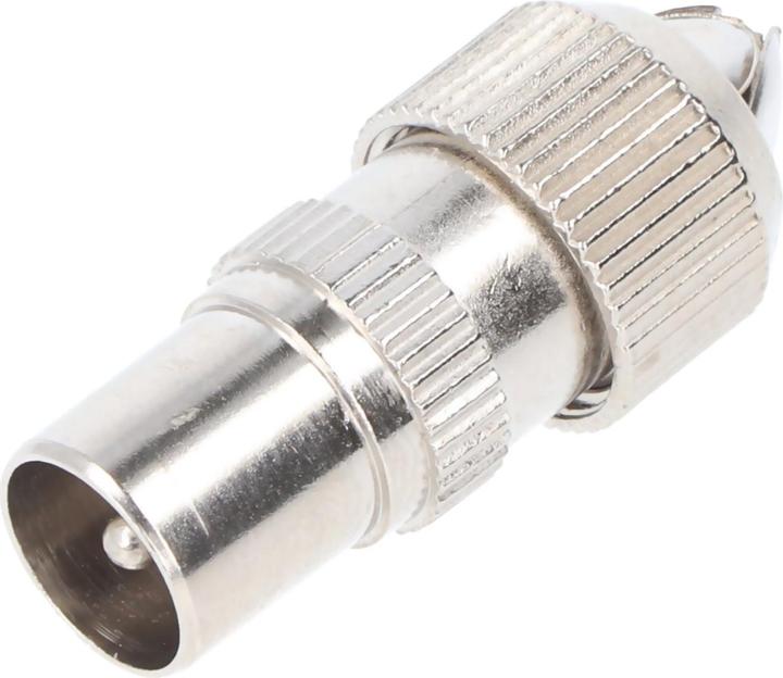 Actual product image Goobay Coax connector with screw fixing