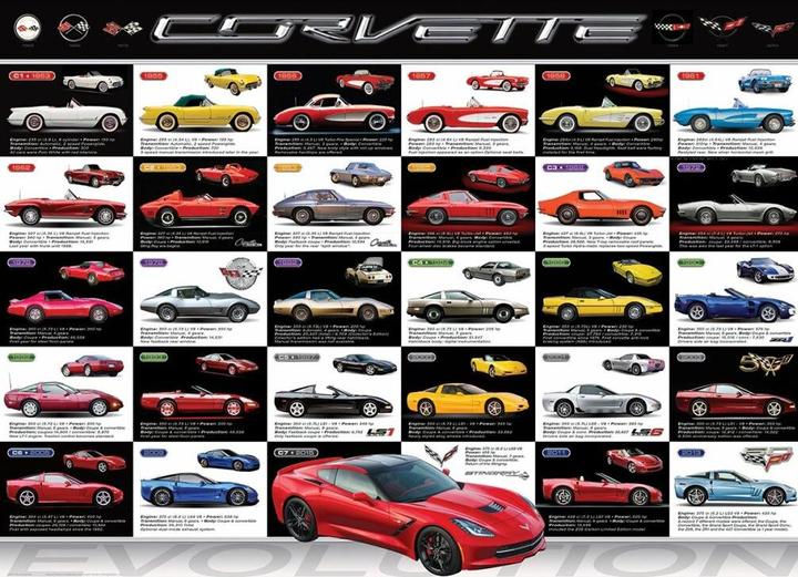 Actual product image Eurographics Evolution der Covettes (1000 pieces)