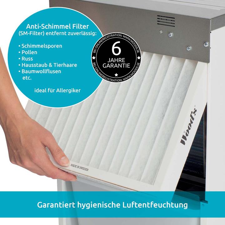 Immagine prodotto Wood's SW-42FM (190 m², 25.50 l/24h)