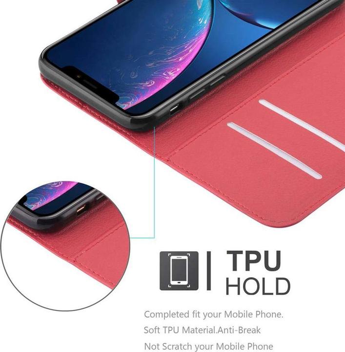 Actual product image Cadorabo Book with stand function cover (Apple iPhone XR)