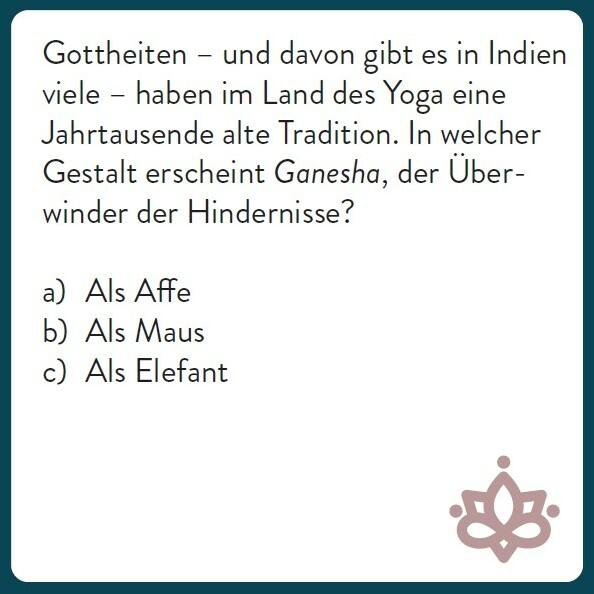 Produktbild Das Yoga-Quiz (Deutsch)