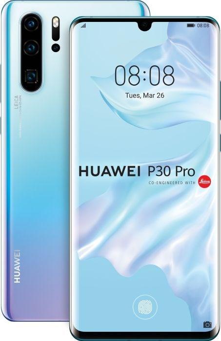 Huawei P30 Pro (128 GB, Breathing Crystal, 6.47", Hybrid Dual SIM, 40 Mpx, 4G)