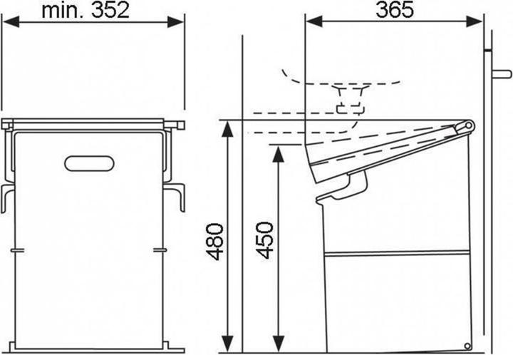 Image du produit Müllex Système de basculement des déchets (35 l)