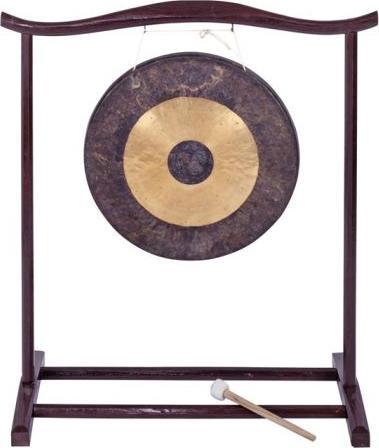 Image du produit Betzold Musik Gong chinois avec trépied en bois (Clochette)