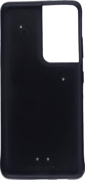 Actual product image PhoneLook Cover silicone black Halloween 2023 rose and skeleton (Samsung Galaxy S21 Ultra 5G)