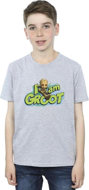 Immagine prodotto Guardians Of The Galaxy I Am Groot Jumping Maglietta Ragazzi (104)