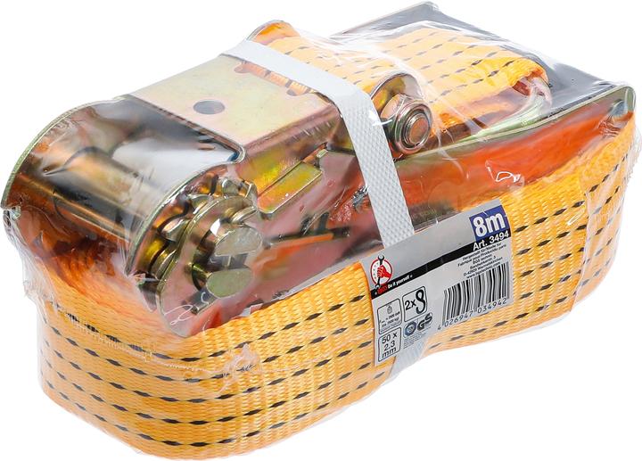 Produktbild BGS Knarren-Spannband 8 m x 50 mm