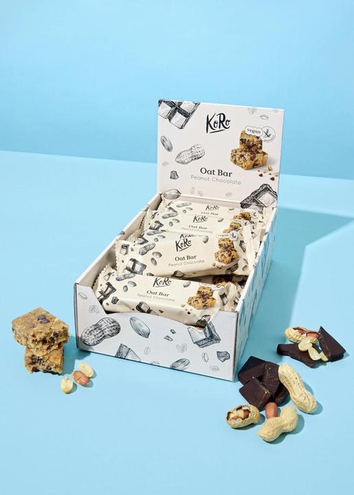 Immagine prodotto KoRo Barretta d'avena biologica con arachidi e cioccolato (Arachidi e cioccolato, 1 pz., 900 g)