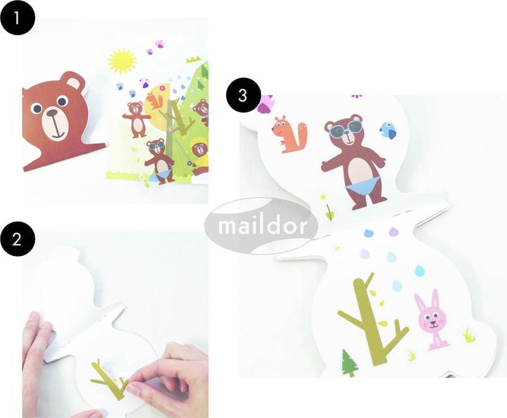 Image du produit Maildor Pochette créative, Album de stickers - Multicolore